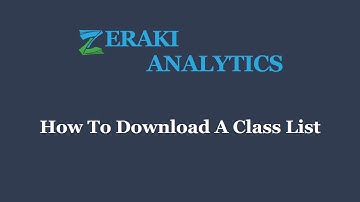 How to Download A Class List