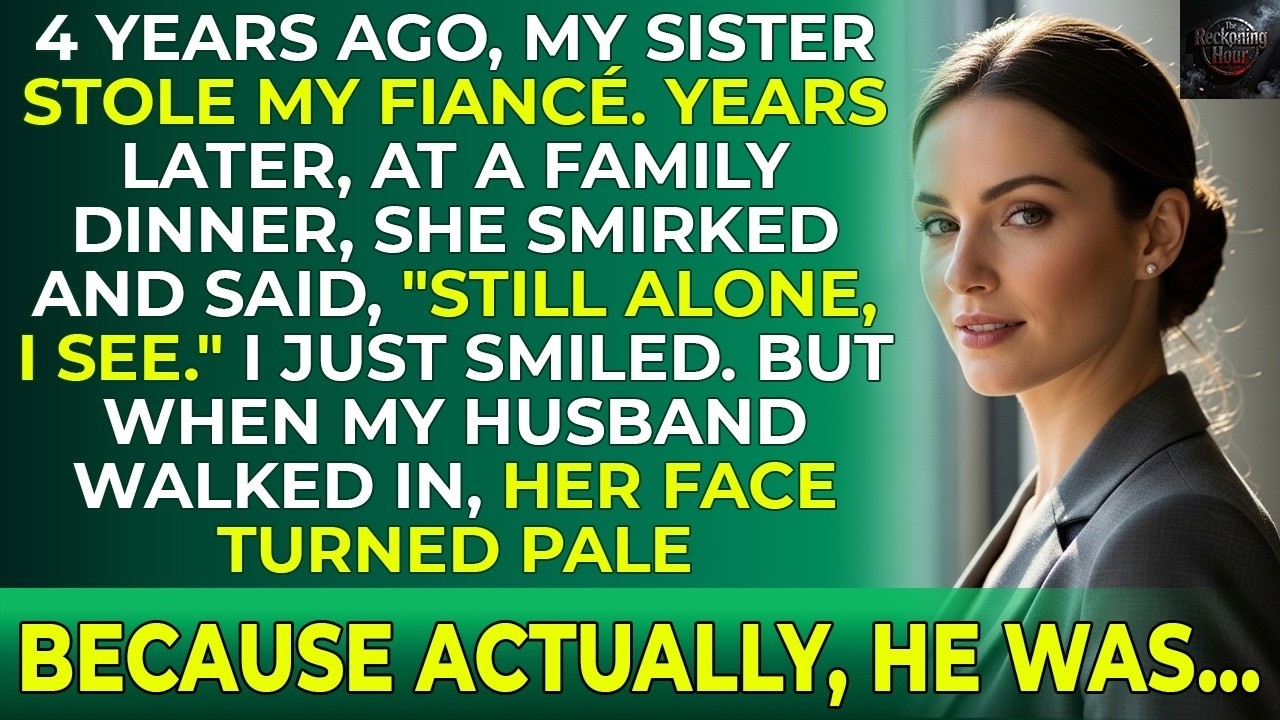 My Sister Stole My Fiancé — 4 Years Later, She Laughed At Dinner… Until My Husband Walked In...