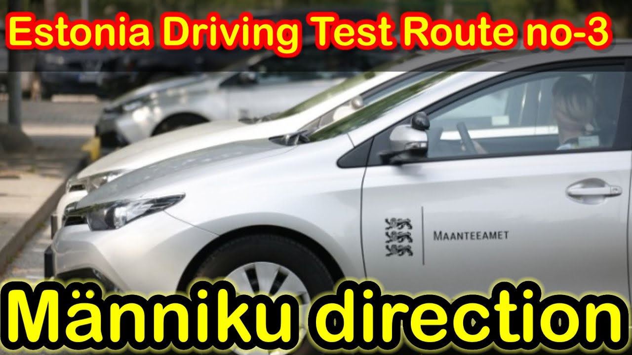 Estonia driving test