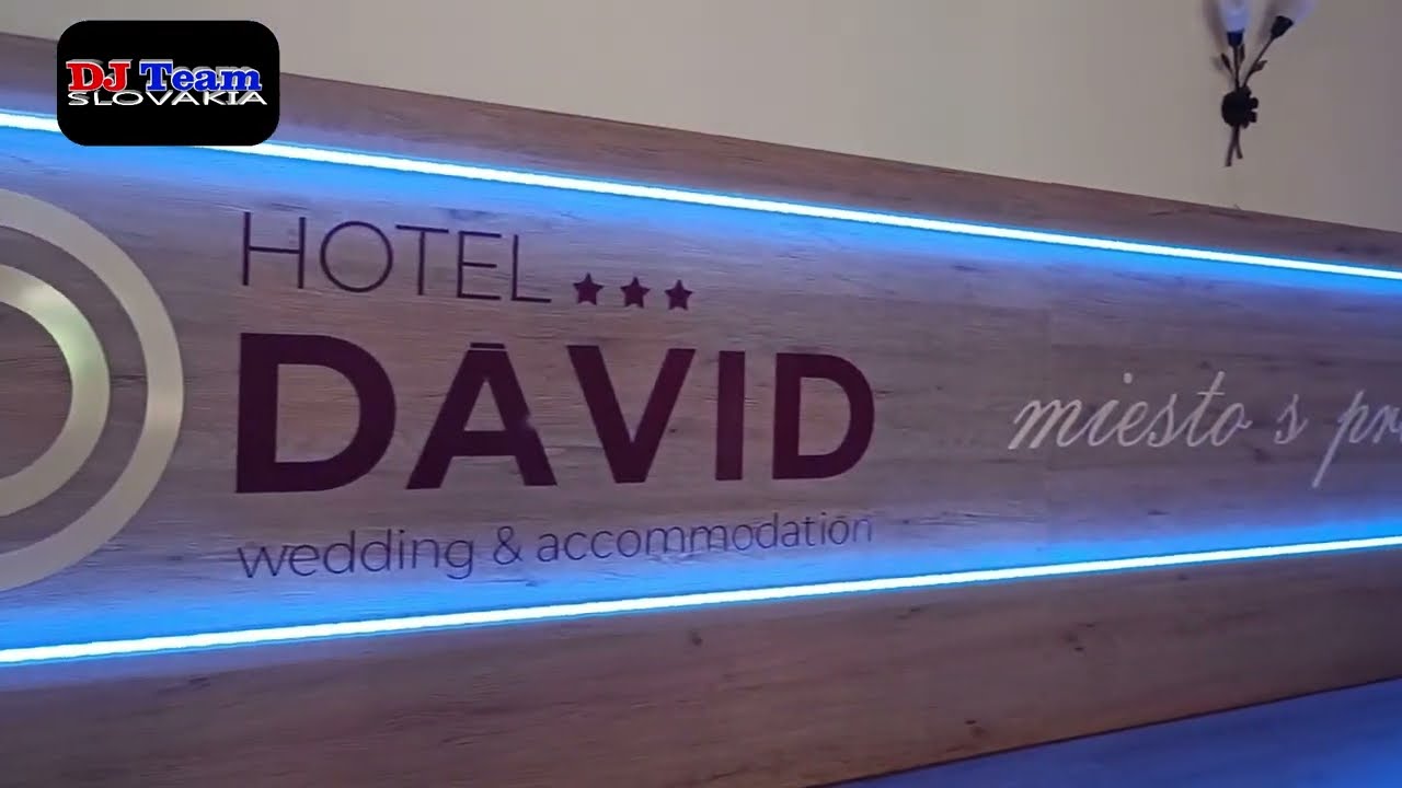 Svadobná sála Hotel DAVID - Bošany. DJ Team - Slovakia