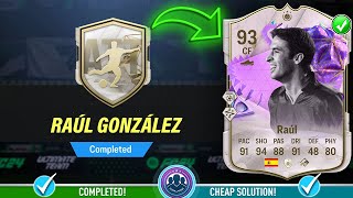 93 Ultimate Birthday Icon Raul Gonzalez SBC Completed - Cheap Solution & Tips - FC 24