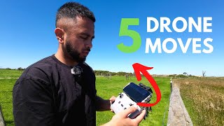 MASTER THESE 5 DRONE MOVES TO MAKE EPIC VIDEOS | DJI Mini 2 & Mini 3 pro Tips