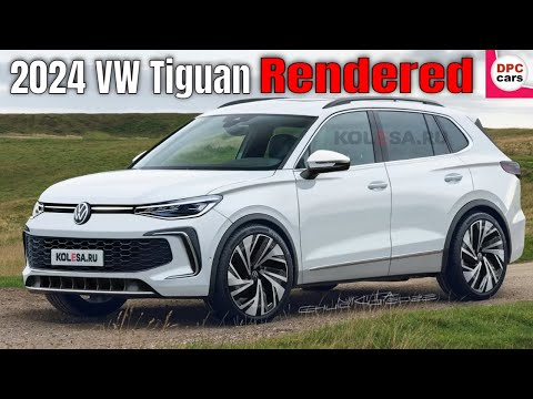 2024 VW Tiguan Rendered as a New Hybrid Volkswagen SUV - YouTube