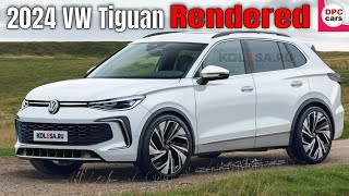 2024 VW Tiguan Rendered as a New Hybrid Volkswagen SUV - YouTube
