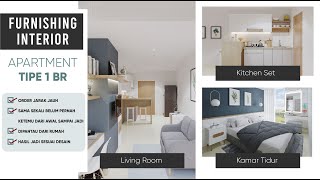 Stylish & Modern Apartment 1 Bedroom by Kreakita Homedecor 100 views 1 year ago 3 minutes, 34 seconds