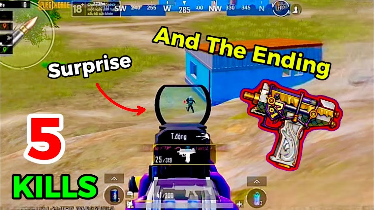 Killed 2 Enemy Players From The Vietnamese Team | PUBG Mobile 