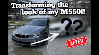 Completely Transforming the Look of my BMW M550i! (Part 1)