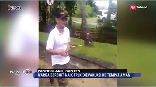 Ombak Kembali Naik Warga Pandeglang Berlarian Menyelamatkan Diri  Inews Sore 2312