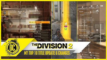 My Top 10 Changes Coming in Title Update 6 | The Division 2