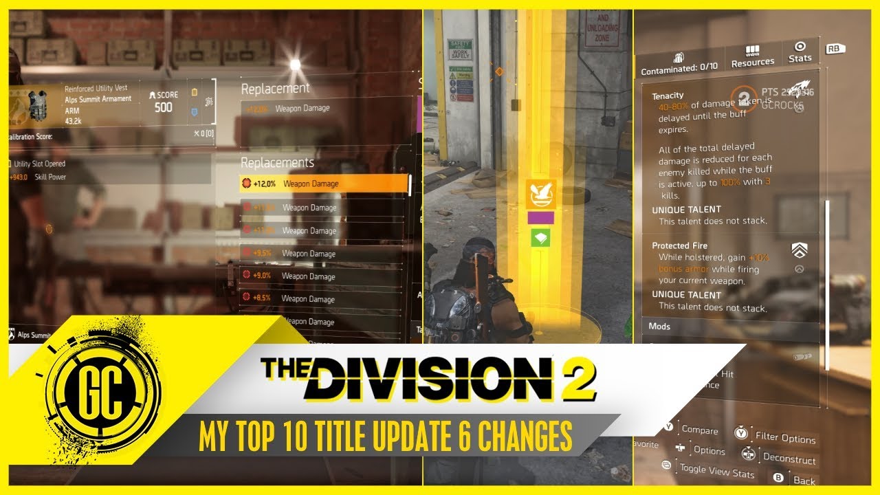 My Top 10 Changes Coming in Title Update 6 | The Division 2