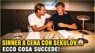 Sinner a Cena Con Sekulov, Ginocchio: Ritiro da Cincinnati