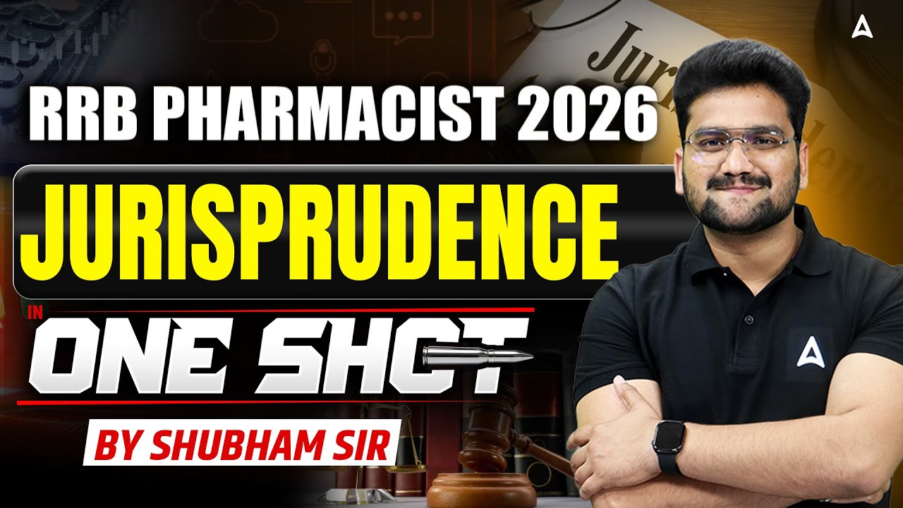 RRB Pharmacist 2026 | Jurisprudence in One Shot | RRB Pharmacist Exam Preparation #RRBPharmacist