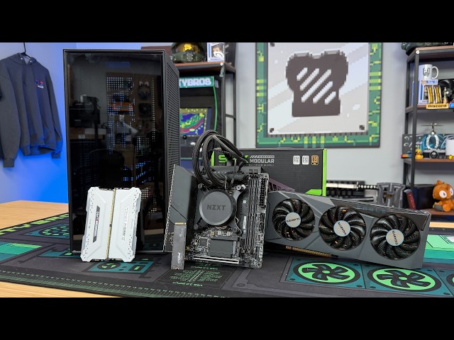 i7 10700F + RTX 3060 TI Mini ITX GIVEAWAY PC - !pcbros - YouTube
