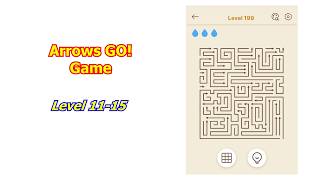 Arrows GO! Game Play Review Level 11-15 Take Out The Arrows