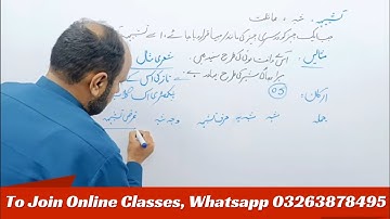 Urdu Grammar Lecture for One Paper