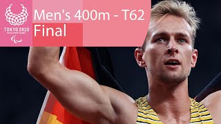Men's 400m - T62 | Final | Athletics | Tokyo 2020 Paralympic Games