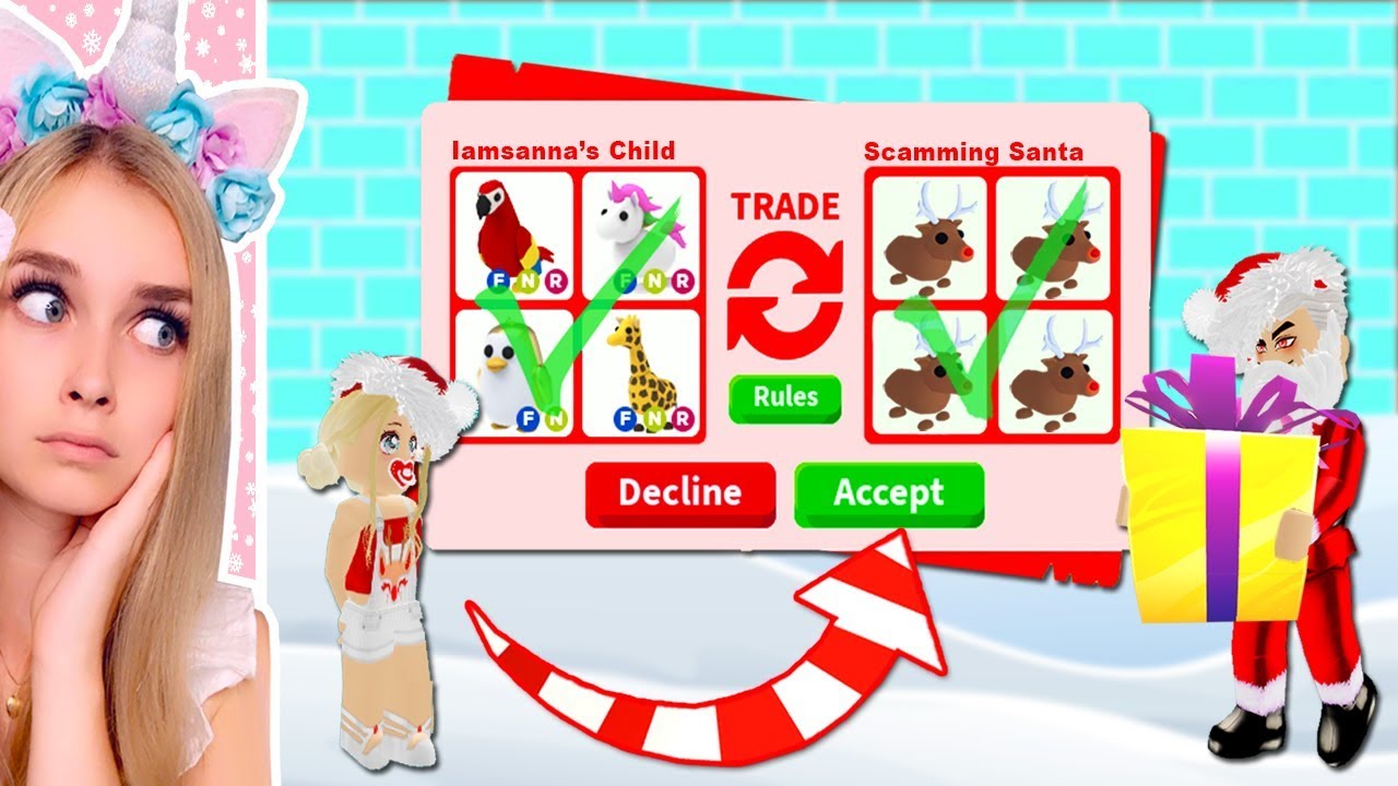 Santa Scammed My Child For A Legendary Unreleased Reindeer In Adopt Me Roblox Youtube - making a neon chicken in adopt me roblox adopt me youtube