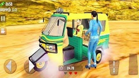 Offroad Tuk Tuk Auto Rickshaw Driving Simulator Games | Car Games | Android IOS Gameplay 2021