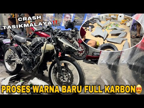 KONDISI MOYA SETELAH CRASH DITASIK‼️BODY FULL CARBON