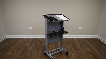 Height Adjustable Podium Lectern | Stand Up Desk Store