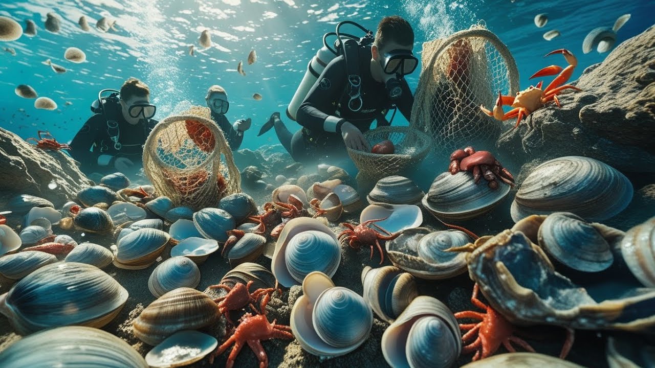 Trúng Ngay Ổ Sò Ốc Cực Lớn, Bắt Một Lát Được Cả Đống! | Found a Big Shellfish Nest, Full Bag Fast!