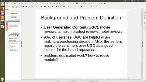 Sentiment Analysis for Online User Generated Content