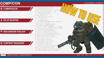 How to Use CompCon for Lancer Rpg