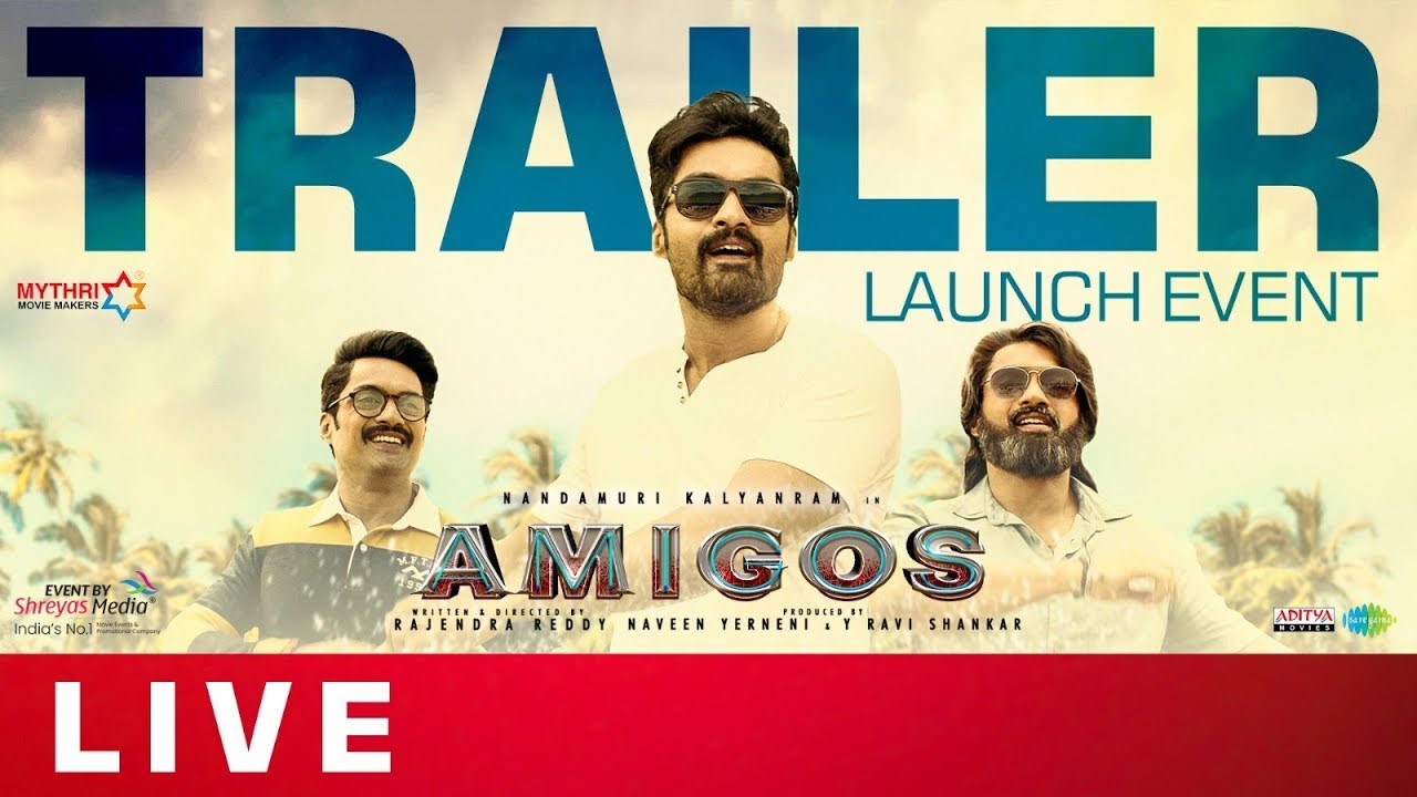 Live : Amigos Trailer Launch Event | Nandamuri Kalyan Ram | Ashika Ranganath | Rajendra Reddy