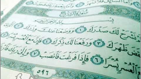 Surat Ash-Sharh (The Relief) - سورة الشرح