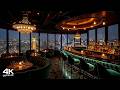 Smooth Saxophone Jazz Instrumental Music &amp; Rain Sounds at Cozy Bar Ambience for Focus and Relaxation