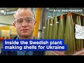 The factory working 24/7 to make shells for Ukraine