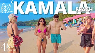 【4K】Phuket 2023 Kamala Beach Walking, Thailand 🇹🇭