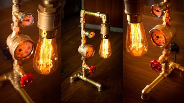 Steampunk DIY Industrial Pipe Lamp #2