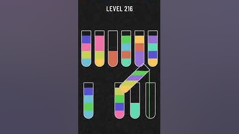 Water Sort Puzzle Level 216 Walkthrough Solution Android/iOS 💦