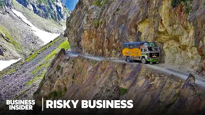 How Truck Drivers In India Navigate One Of The Most Dangerous Roads In The World | Risky Business