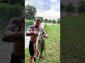 The rock caught a huge fish  via the rockig shorts