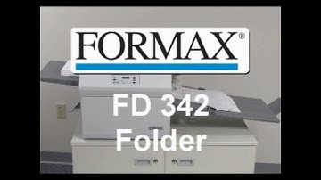Formax FD 342 Tabletop Document Paper Folder