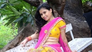 Indian Film Actress Sumi Ghosh Half Saree Stills