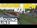 AMAZING NEW MAP!  -  Toy Train Simulator  Rolling Line VR   -  Intercity Rail