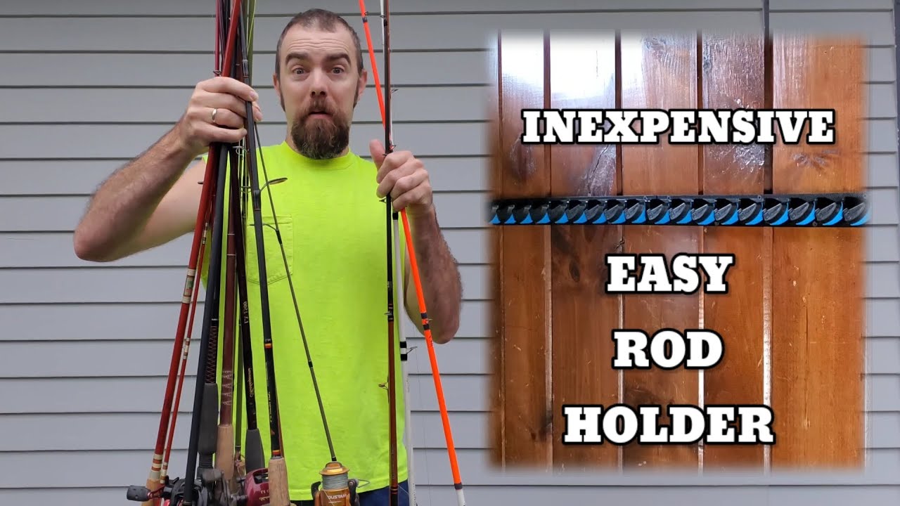 Plussino Fishing Rod Rack Install and Demo 