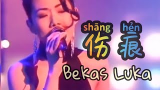 Shang Hen 伤痕 [ Bekas Luka ] Lagu Mandarin Subtitle Indonesia - Lirik Terjemahan