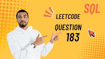Customers Who Never Order   LeetCode - 183 #database  #mysql  #sql