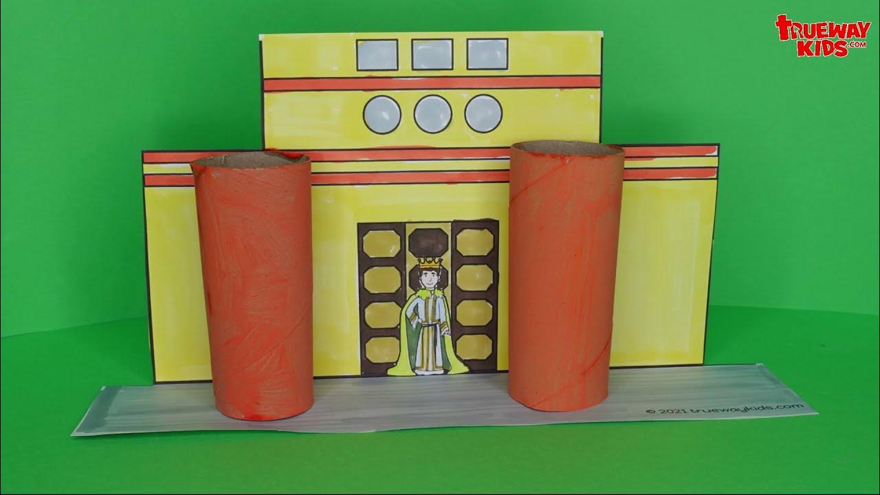 Solomon Temple craft for kids FREE TEMPLATE YouTube