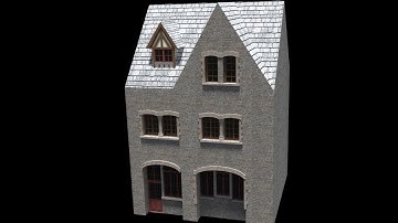 Blender 3D Mega Tutorial St.Michel model a post office part 2