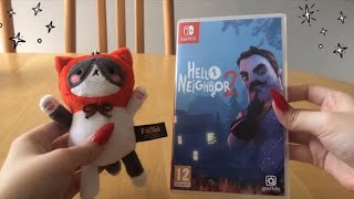 Unboxing Hello Neighbour 2 Nintendo Switch Game, Imbir Keychain Edition!