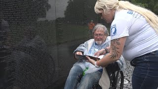 Midwest Honor Flight: Vietnam Veteran remembers fallen comrade at the wall