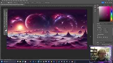Editing our Rosebud Ai skybox in Photoshop