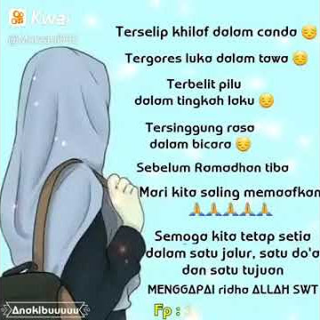 Mohon maaf lahir batin