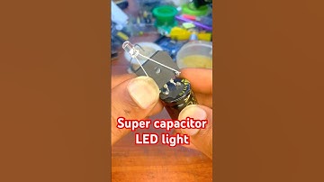 Super capacitor and rectifier glowing led light 💡#capacitor #shortsfeed #shorts #viralvideo #diy ￼
