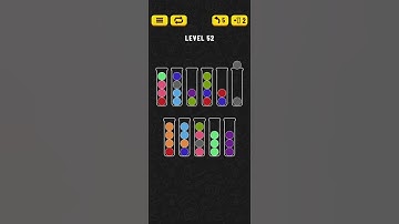 Ball Sort - Color Puzzle Game - Level 52 - Walkthrough SOLVED by RobotPlayer AI!!!